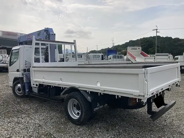 三菱 キャンター 小型 クレーン付 床鉄板 3段の中古トラック画像4