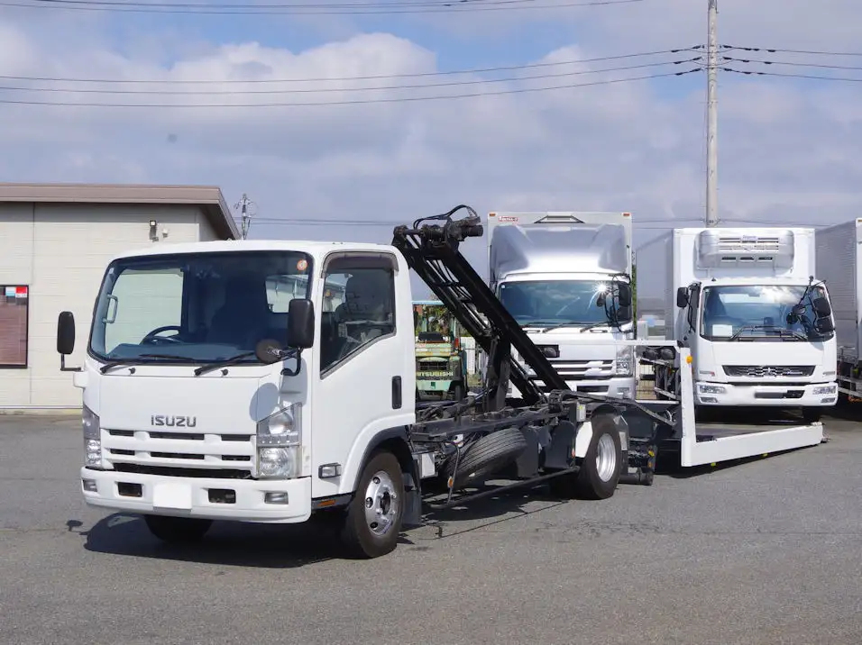 いすゞ エルフ 小型 車両重機運搬 ラジコン ウインチ の中古トラック【車両No.199227】
