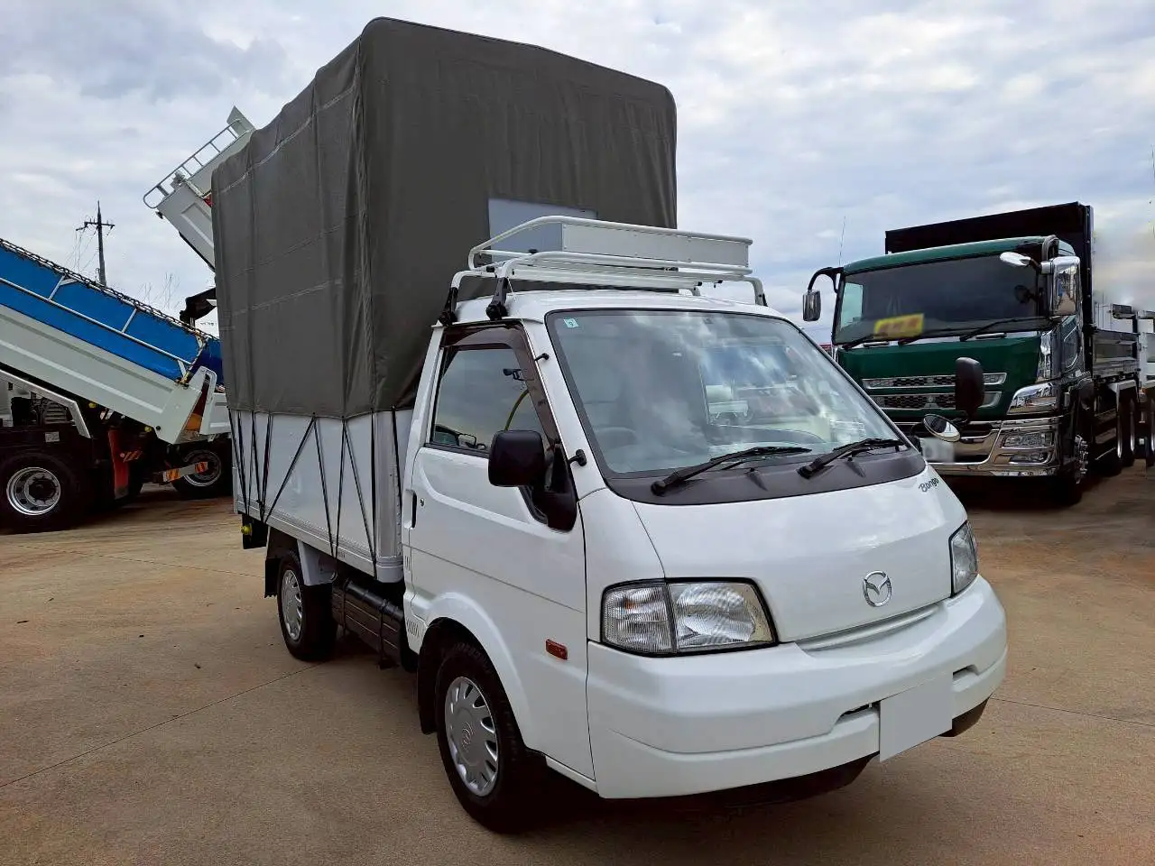マツダ ボンゴ 小型 平ボディ 幌 DBF-SLP2Tの中古トラック画像3