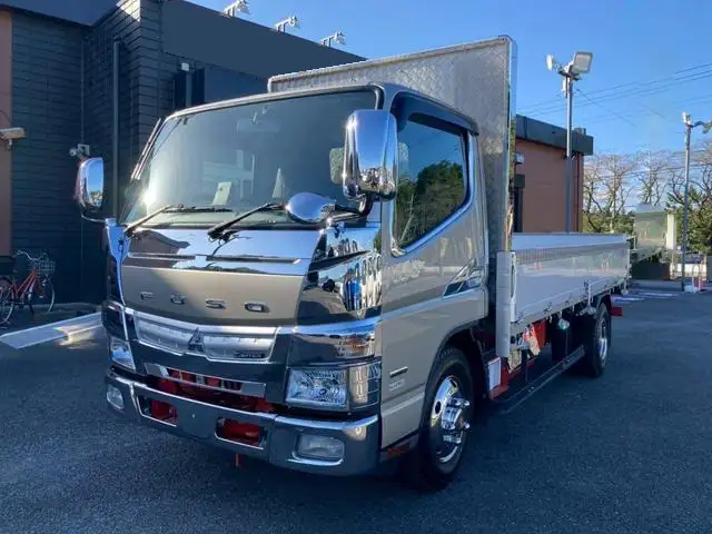 三菱 キャンター 小型 平ボディ 床鉄板 アルミブロック の中古トラック【車両No.199191】