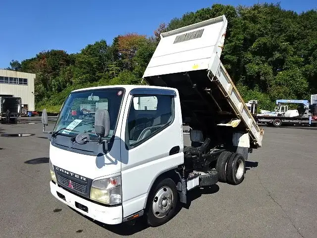 三菱 キャンター 小型 ダンプ PA-FE71DBD H18の中古トラック画像4