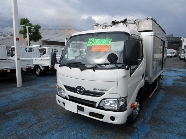日野 デュトロ 小型 アルミバン セミロング