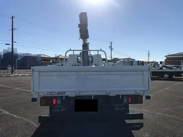 いすゞ エルフ 小型 クレーン付 床鉄板 4段の中古トラック画像4