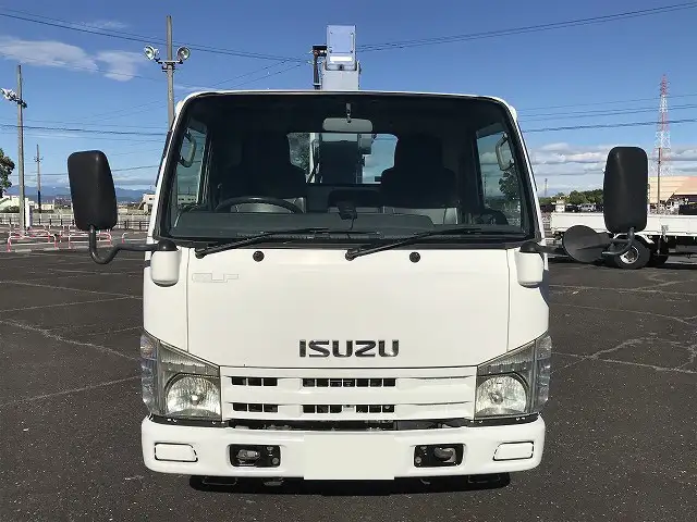 いすゞ エルフ 小型 クレーン付 床鉄板 4段の中古トラック画像2