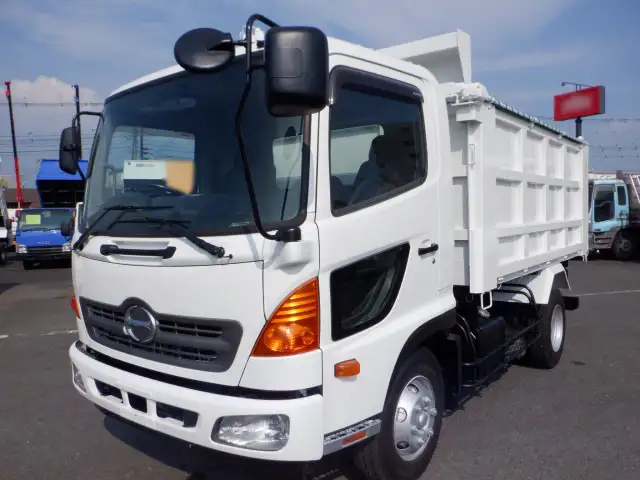 日野 レンジャー 中型/増トン ダンプ 土砂禁 天蓋付き の中古トラック【車両No.199450】