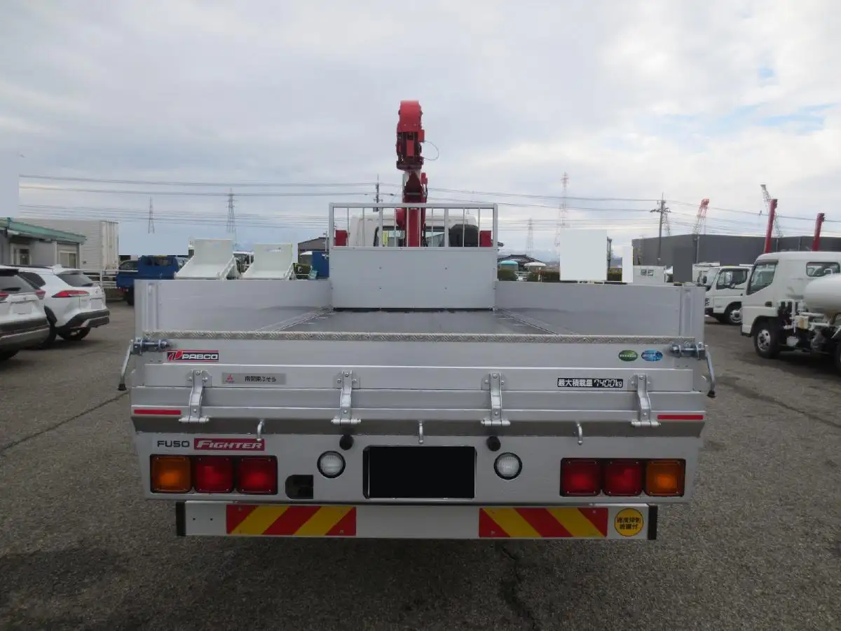 三菱 ファイター 中型/増トン 車両重機運搬 4段クレーン ラジコンの中古トラック画像7