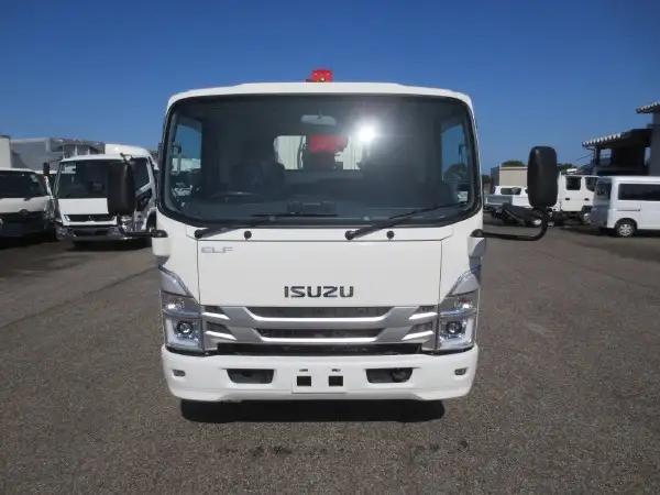 いすゞ エルフ 小型 クレーン付 床鉄板 3段の中古トラック画像3