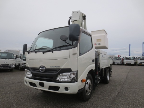 日野 デュトロ 小型 高所・建柱車 高所作業車 電工仕様 の中古トラック【車両No.199420】