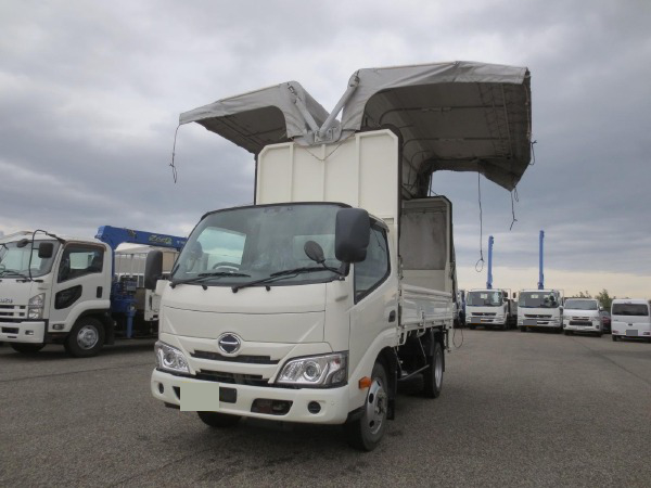 日野 デュトロ 小型 ウイング 幌ウイング パワーゲート の中古トラック【車両No.199417】