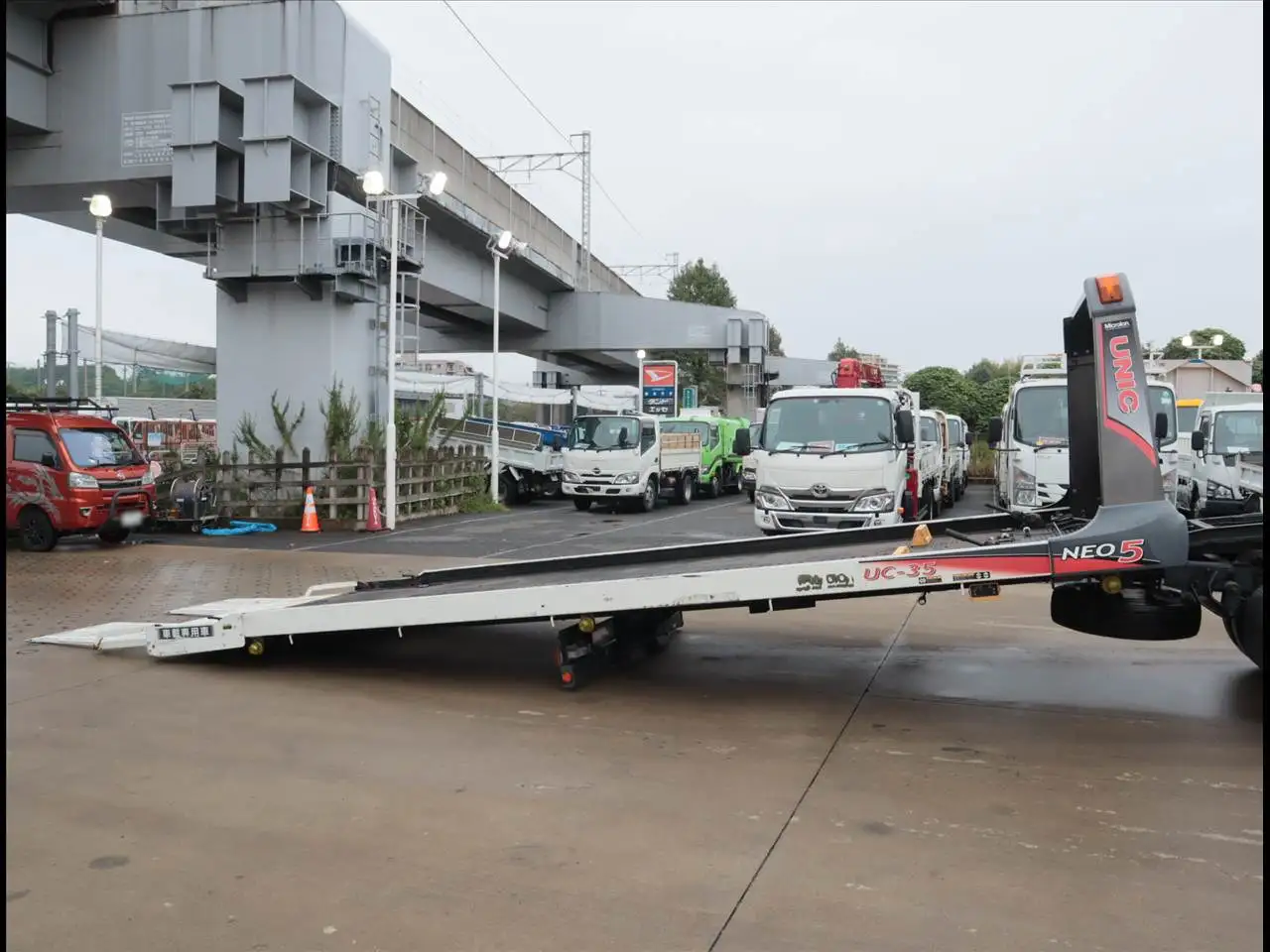 トヨタ ダイナ 小型 車両重機運搬 ラジコン ウインチの中古トラック画像5