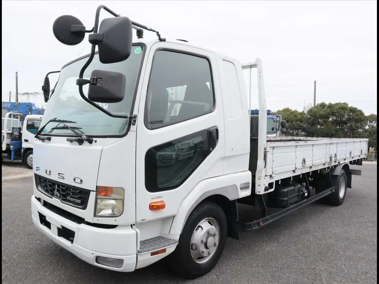 三菱 ファイター 中型/増トン 平ボディ ベッド TKG-FK61F の中古トラック【車両No.199484】
