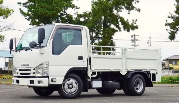 いすゞ エルフ 小型 平ボディ パワーゲート 床鉄板 の中古トラック【車両No.199553】