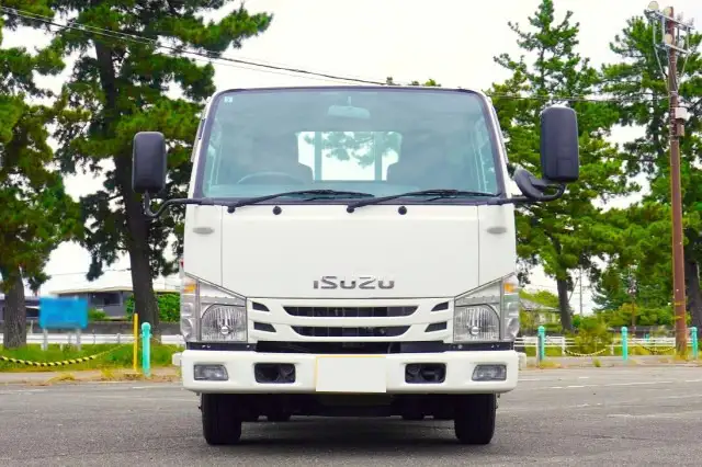 いすゞ エルフ 小型 平ボディ パワーゲート 床鉄板の中古トラック画像2