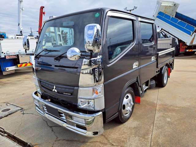 三菱 キャンター 小型 平ボディ Wキャブ パワーゲート の中古トラック【車両No.199582】