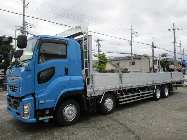 いすゞ ギガ 大型 平ボディ アルミブロック エアサス の中古トラック【車両No.199583】