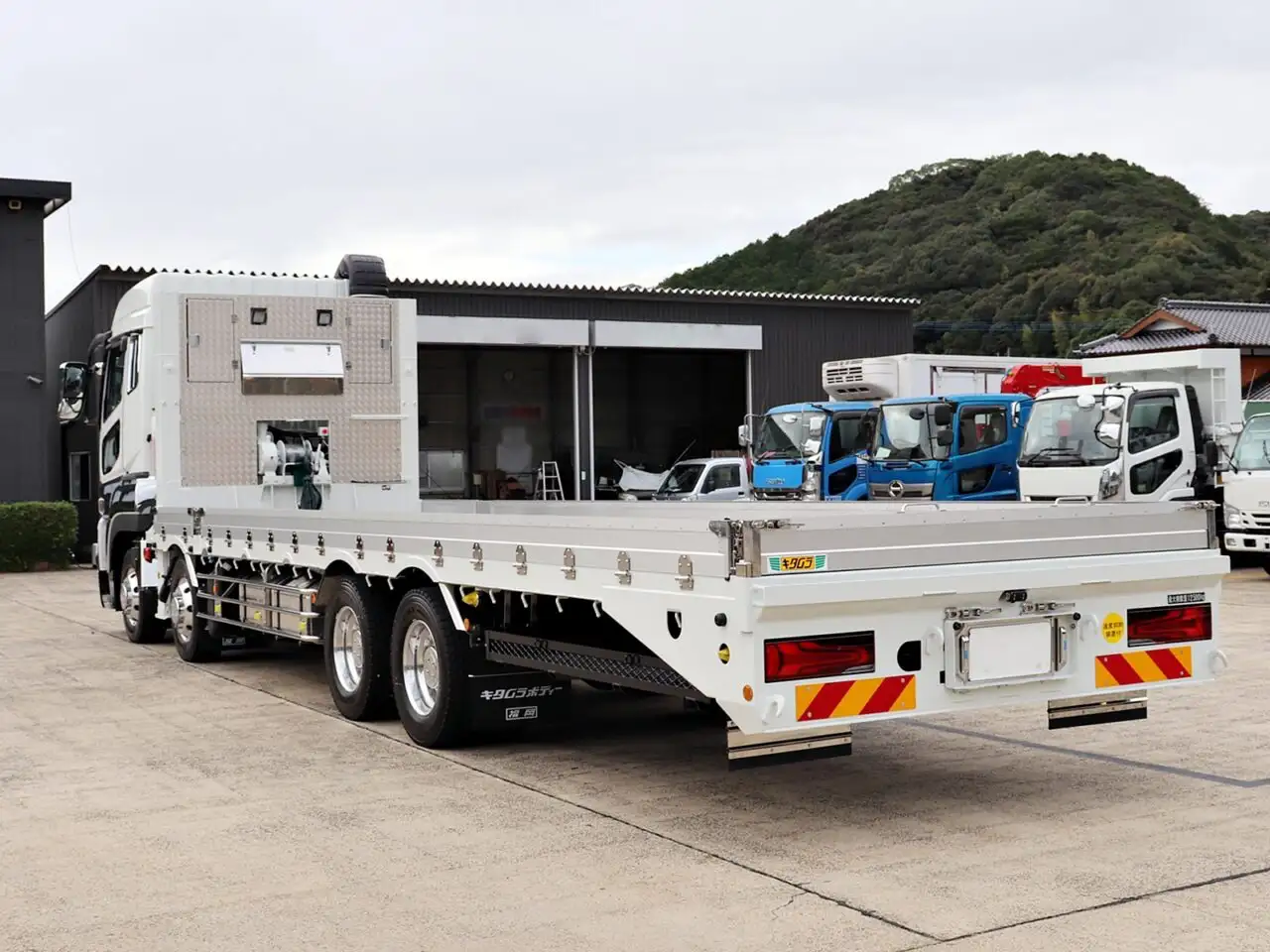 三菱 スーパーグレート 大型 車両重機運搬 ハイルーフ ウインチの中古トラック画像6