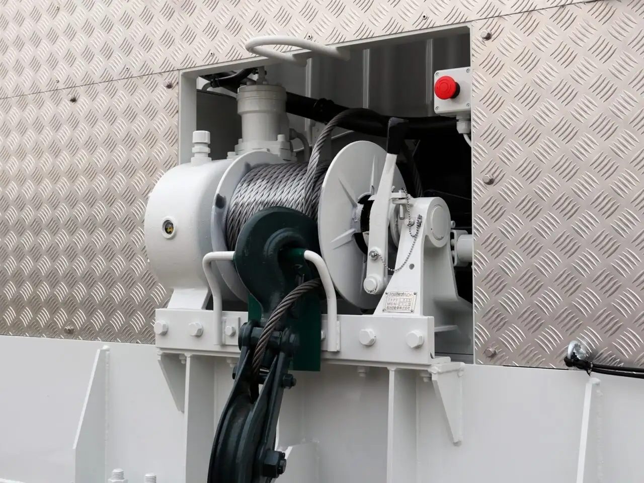 三菱 スーパーグレート 大型 車両重機運搬 ハイルーフ ウインチの中古トラック画像9