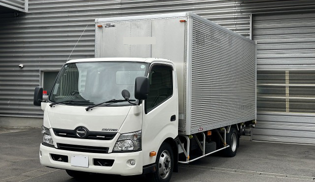 日野 デュトロ 小型 アルミバン パワーゲート TKG-XZU720M の中古トラック【車両No.199638】