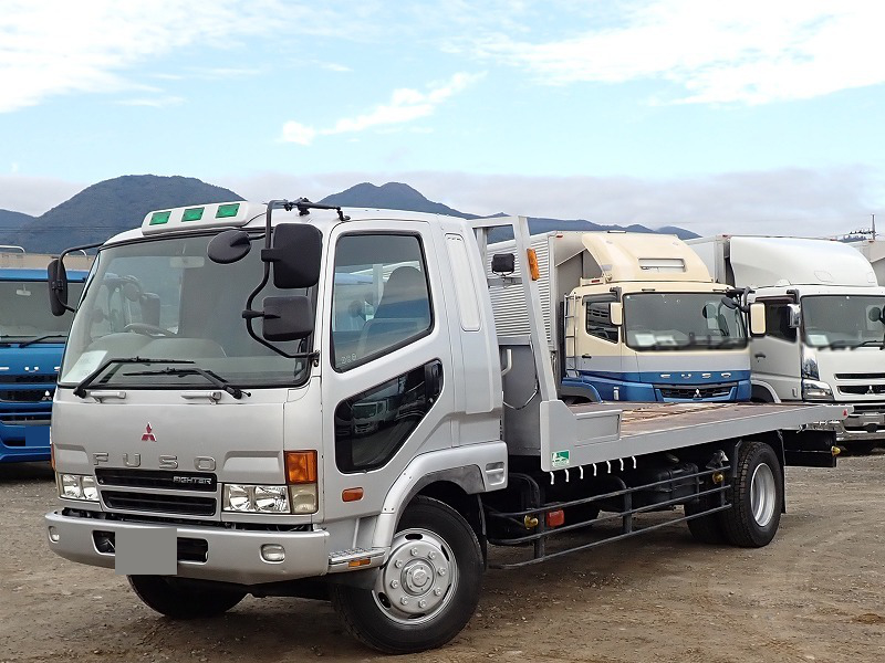 三菱 ファイター 中型/増トン 車両重機運搬 ウインチ KL-FK61HJZ の中古トラック【車両No.199671】