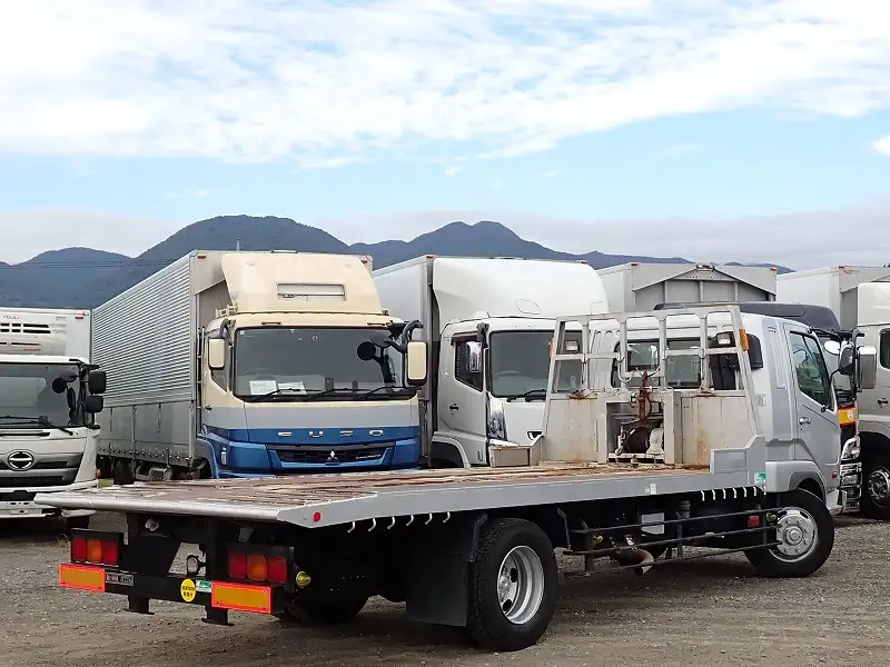 三菱 ファイター 中型/増トン 車両重機運搬 ウインチ KL-FK61HJZの中古トラック画像4