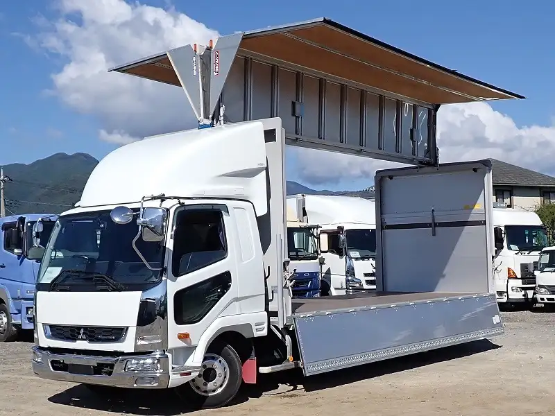 三菱 ファイター 中型/増トン ウイング パワーゲート エアサス の中古トラック【車両No.199672】