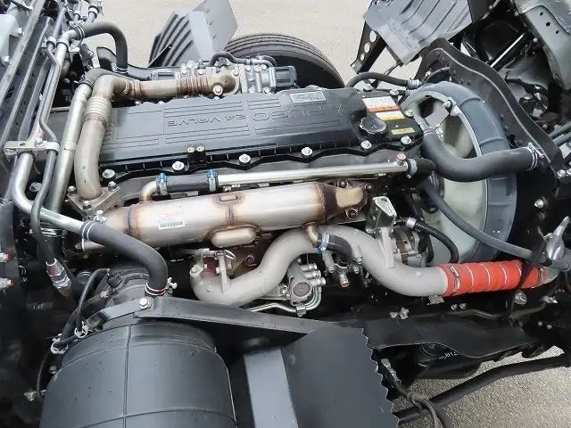 三菱 ファイター 中型/増トン 車両重機運搬 4段クレーン ラジコンの中古トラック画像20