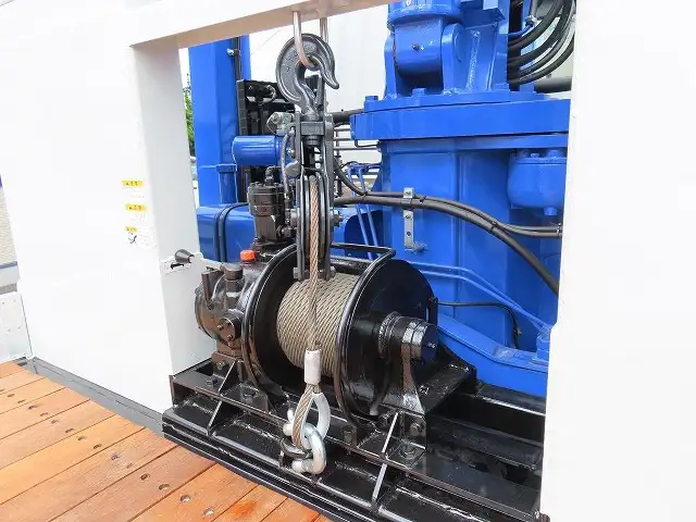 三菱 ファイター 中型/増トン 車両重機運搬 4段クレーン ラジコンの中古トラック画像8