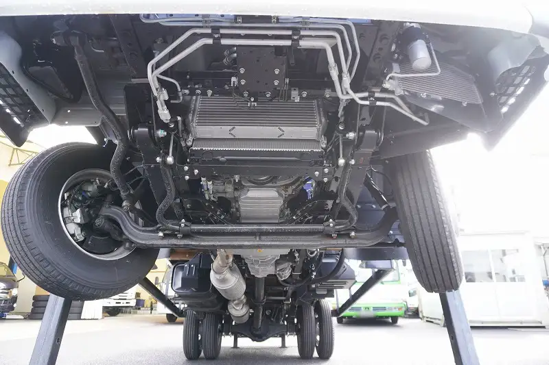 三菱 キャンター 小型 車両重機運搬 4段クレーン ラジコンの中古トラック画像18