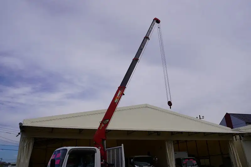 いすゞ エルフ 小型 クレーン付 4段 ラジコンの中古トラック画像5