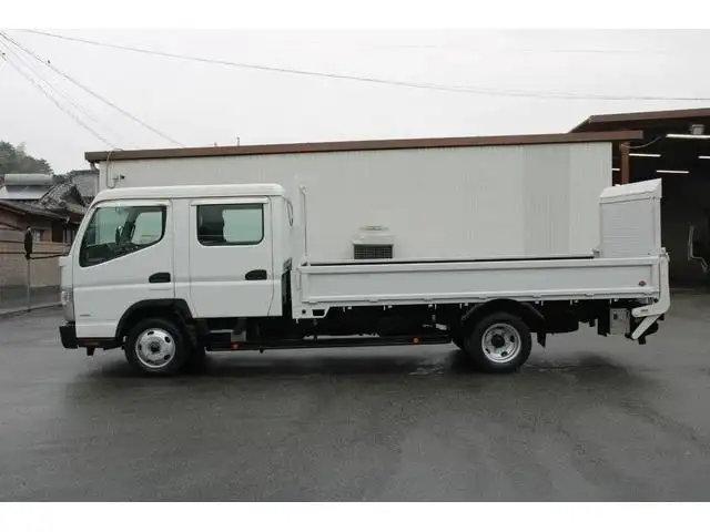 三菱 キャンター 小型 平ボディ Wキャブ パワーゲートの中古トラック画像3