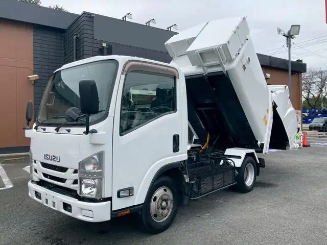 いすゞ エルフ 小型 パッカー車 巻き込み式 回転ダンプ式の中古トラック画像4