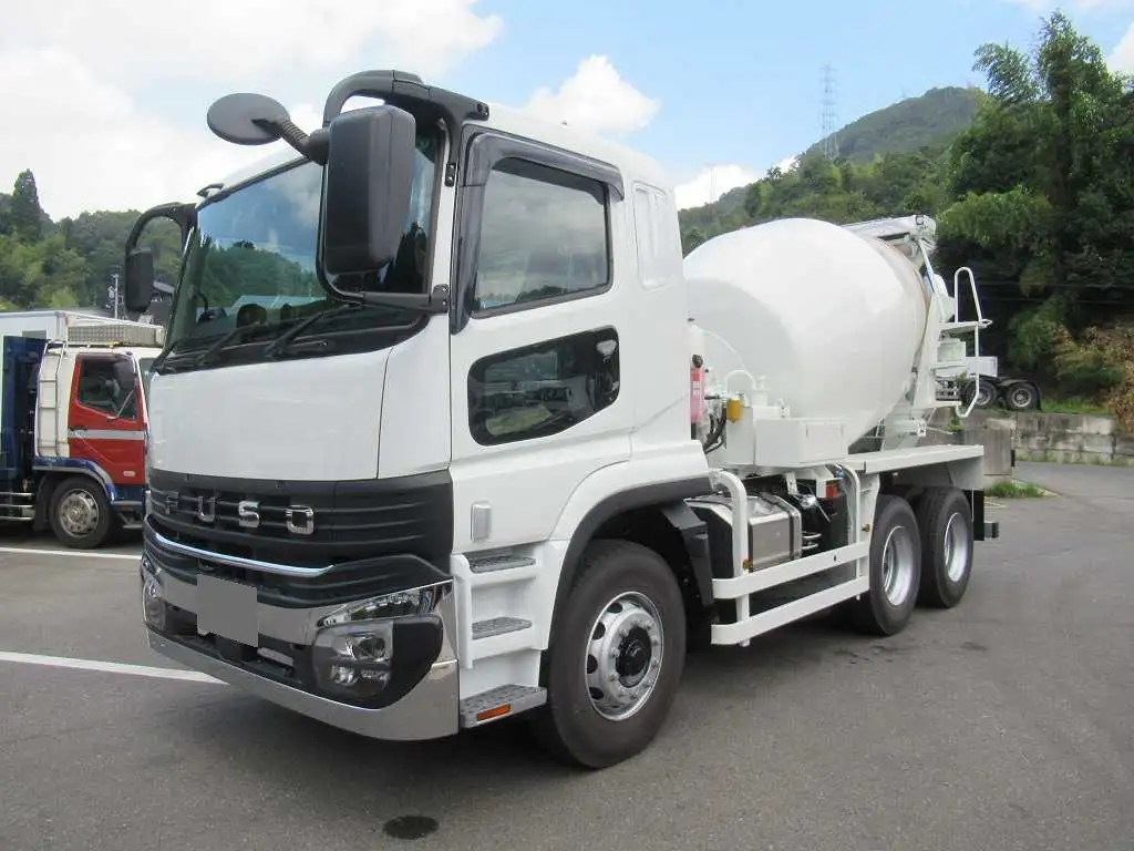 三菱 スーパーグレート 大型 ミキサー・ポンプ ベッド 2KG-FV80GX の中古トラック【車両No.199676】