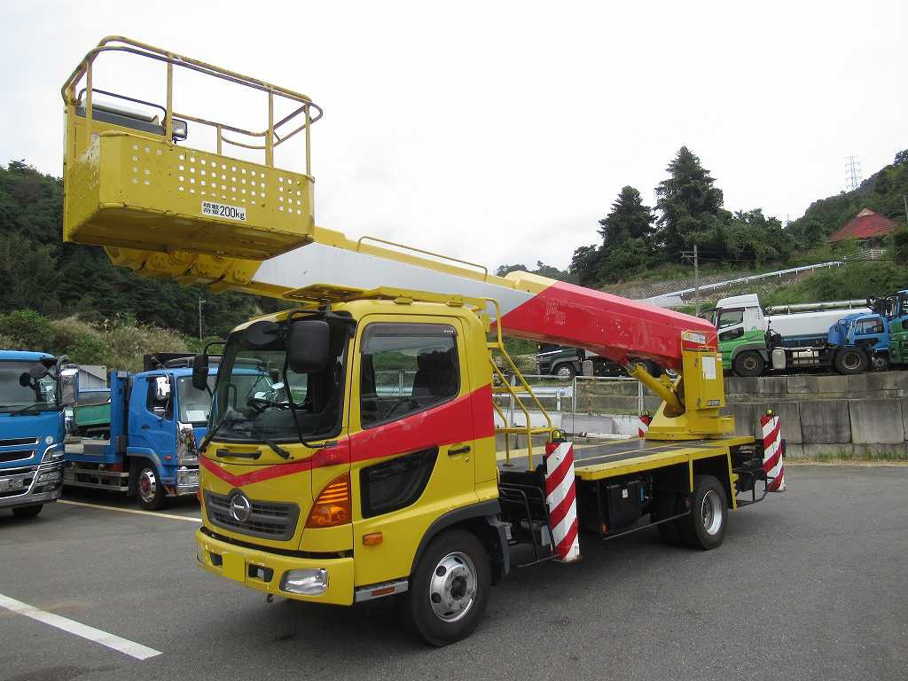 日野 レンジャー 中型/増トン 高所・建柱車 高所作業車 TKG-FC9JGAP の中古トラック【車両No.199674】