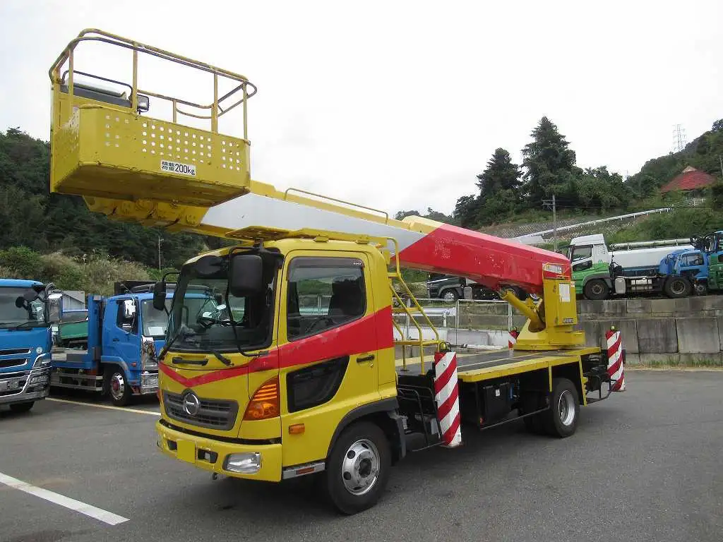 日野 レンジャー 中型/増トン 高所・建柱車 高所作業車 TKG-FC9JGAP の中古トラック【車両No.199674】