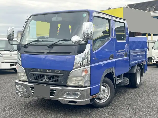 三菱 キャンター 小型 平ボディ Wキャブ パワーゲート の中古トラック【車両No.199771】