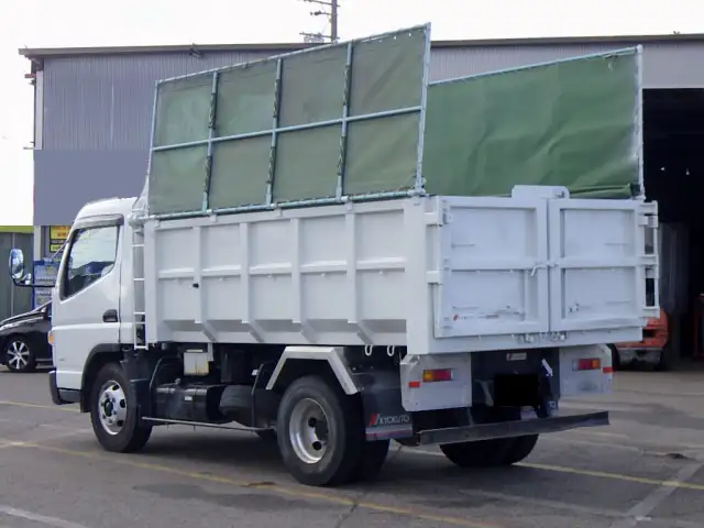 三菱 キャンター 小型 ダンプ 土砂禁 天蓋付きの中古トラック画像5