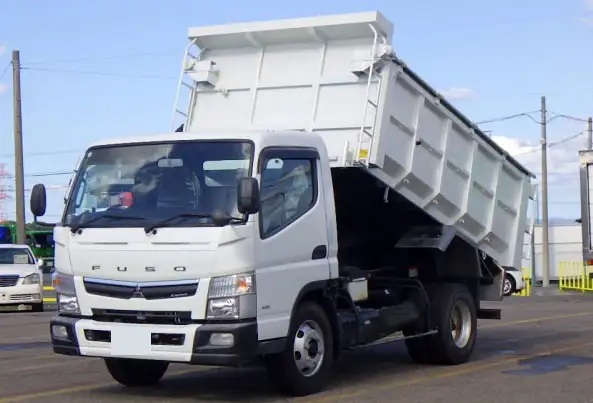 三菱 キャンター 小型 ダンプ 土砂禁 天蓋付き の中古トラック【車両No.199755】