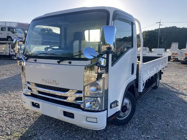いすゞ エルフ 小型 平ボディ 床鉄板 BKG-NPR85AN の中古トラック【車両No.199708】