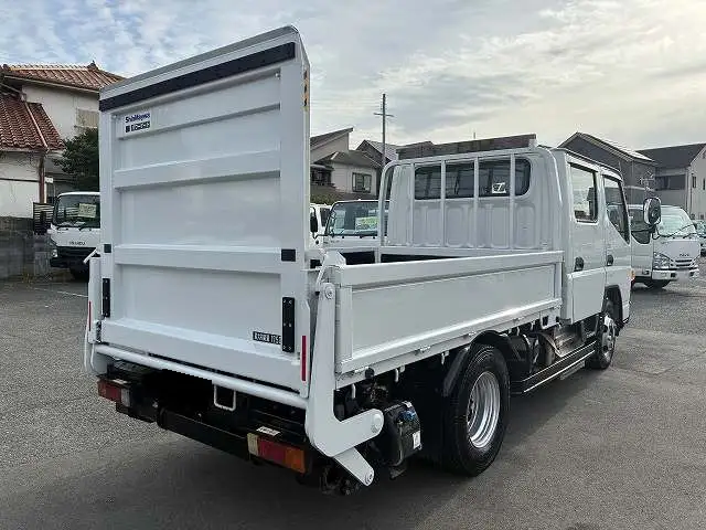 三菱 キャンター 小型 平ボディ Wキャブ パワーゲートの中古トラック画像3