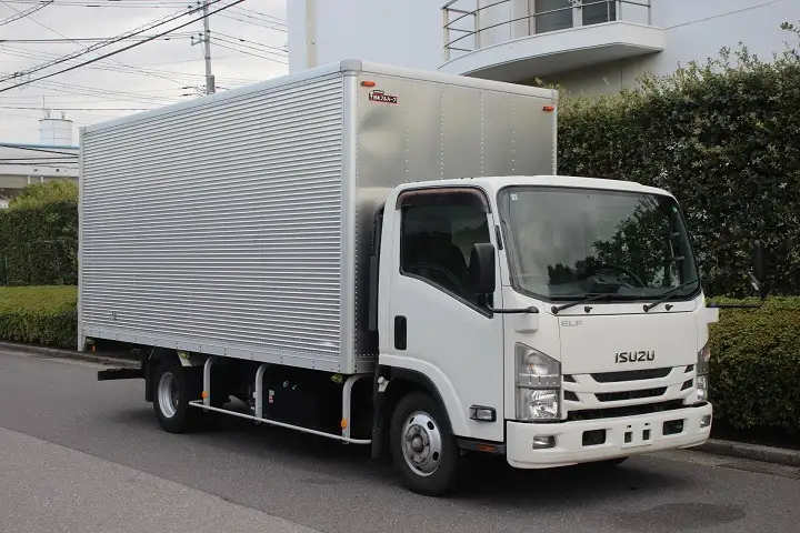 いすゞ エルフ 小型 アルミバン サイドドア 2RG-NPR88ANの中古トラック画像2