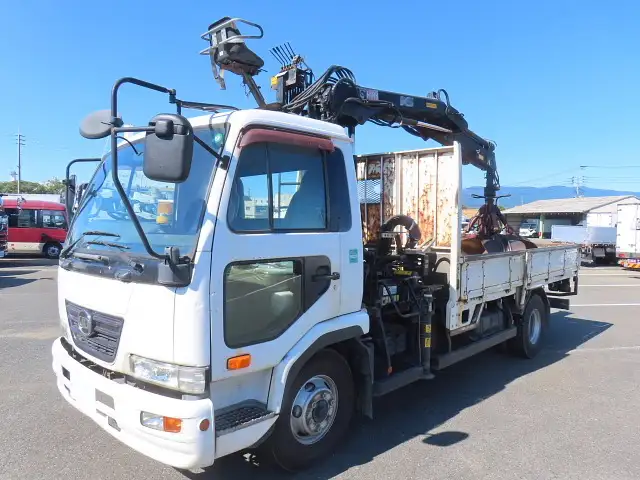 日産UD コンドル 中型/増トン クレーン付 ヒアブ 床鉄板 の中古トラック【車両No.199797】