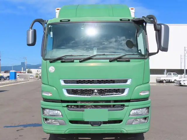 三菱 スーパーグレート 大型 ウイング 床鉄板 エアサスの中古トラック画像2