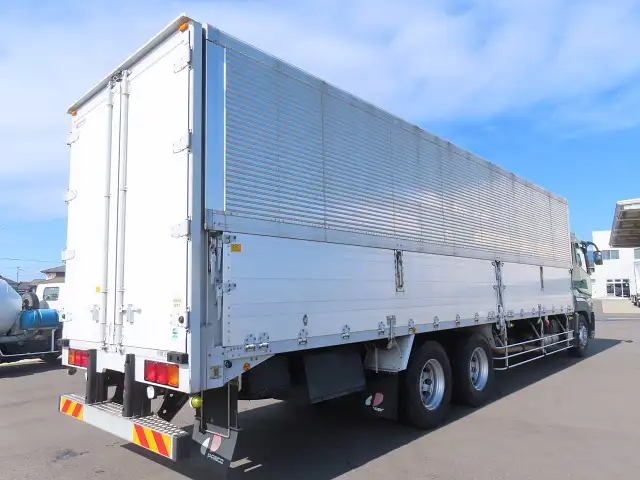 三菱 スーパーグレート 大型 ウイング 床鉄板 エアサスの中古トラック画像4