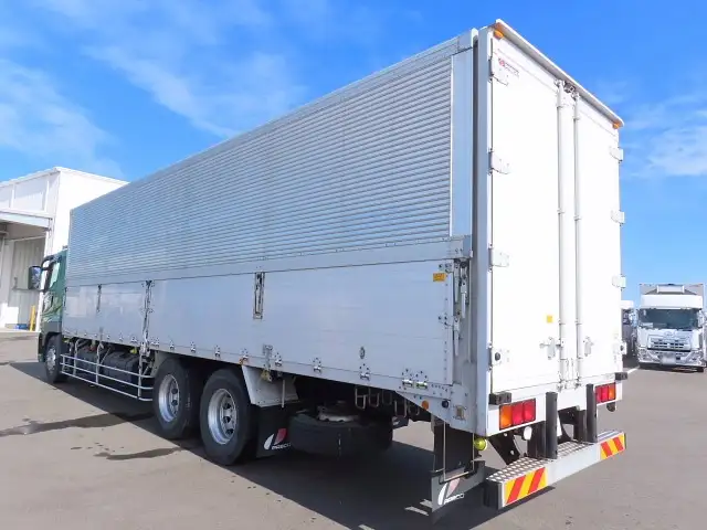 三菱 スーパーグレート 大型 ウイング 床鉄板 エアサスの中古トラック画像6