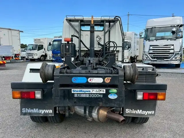 三菱 キャンター 小型 アームロール ツインホイスト カスタムの中古トラック画像5