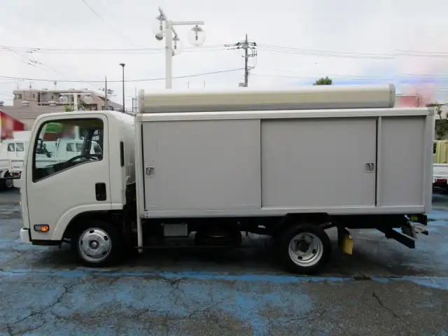 いすゞ エルフ 小型 アルミバン ボトルカー サイドドアの中古トラック画像5