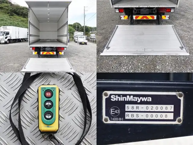 日野 レンジャー 中型/増トン アルミバン パワーゲート 床鉄板の中古トラック画像6