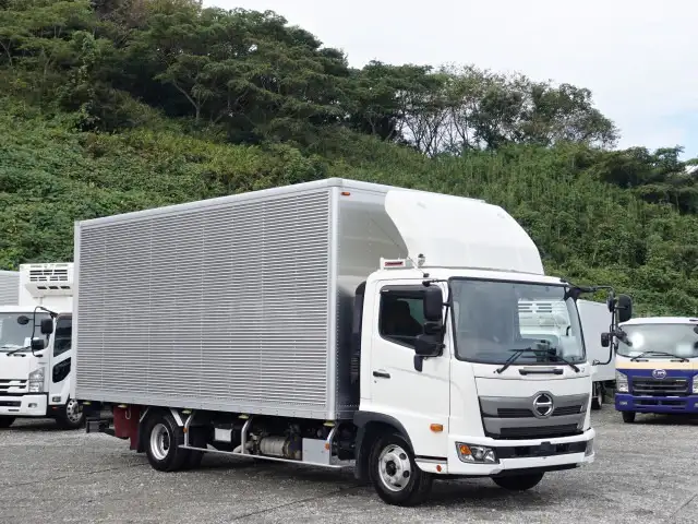 日野 レンジャー 中型/増トン アルミバン パワーゲート 床鉄板 の中古トラック【車両No.199721】