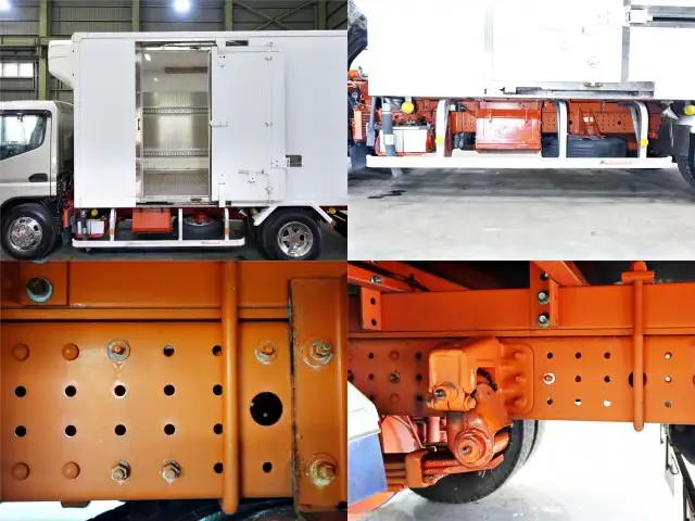 三菱 キャンター 小型 冷凍冷蔵 中温 パワーゲートの中古トラック画像12