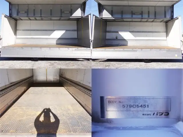 三菱 ファイター 中型/増トン ウイング 床鉄板 ベッドの中古トラック画像6